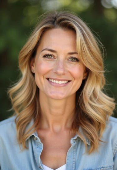 SleepLean female customer testimonial about reduced late-night cravings and improved metabolism