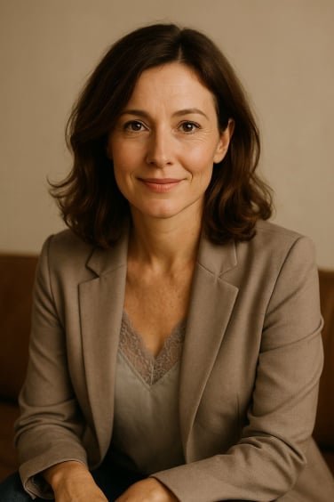 SleepLean customer review by Laura M showing improved sleep quality, reduced bloating, and better morning energy