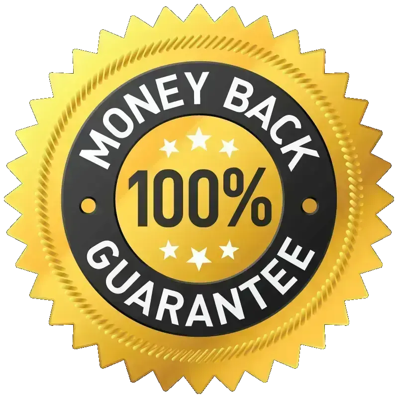 SleepLean 100% money-back guarantee – risk-free purchase for 90 days.